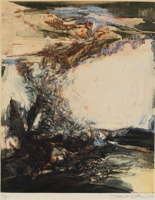 Lot 194 - Zao Wou-ki (1921-2013) UNTITLED [ROCKY COAST]...