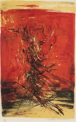 Lot 224 - Zao Wou-Ki UNTITLED (A. 159) Color lithograph,...
