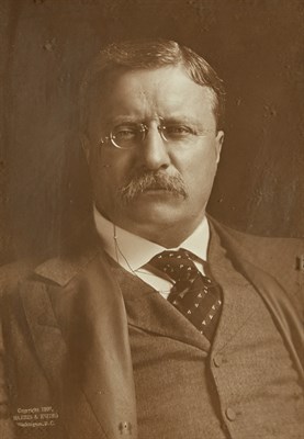 Lot 37 - ROOSEVELT, THEODORE Photograph inscribed as...