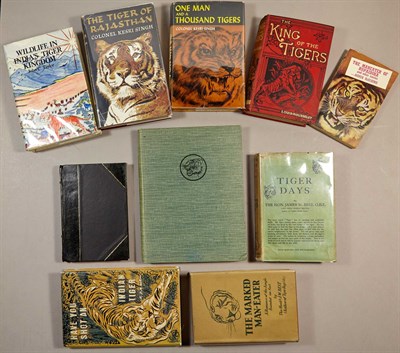 Lot 306 - [TIGERS] Ten titles on tigers. Comprising:...