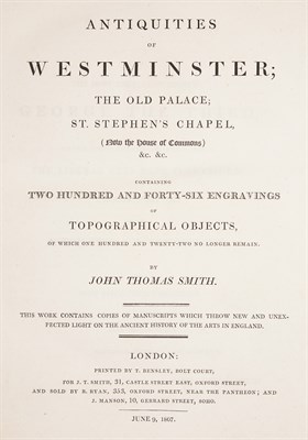 Lot 134 - [PLATE BOOKS] An antiquarian miscellany of...