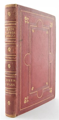 Lot 94 - GIOVANNI MARIO VERDIZOTTI Cento favole morali:...