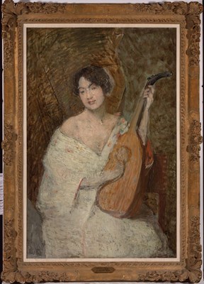 Lot 16 - Julian Alden Weir American, 1852-1919 Lady...