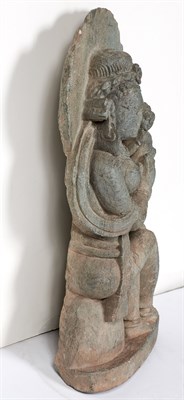 Lot 59 - Gray Schist Figure of the Mother Goddess...
