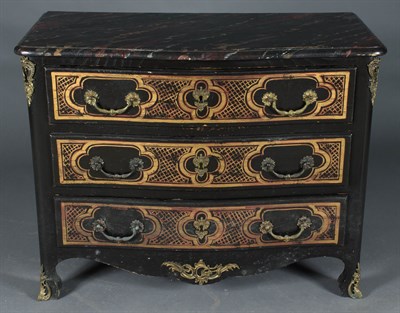 Lot 264 - Louis XV Style Brass-Mounted Painted Commode...