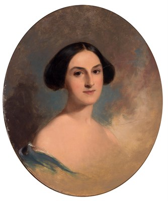 Lot 8 - Thomas Sully American, 1783-1872 Mrs. Thomas...