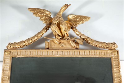 Lot 359 - Italian Neoclassical Giltwood Pier Mirror...