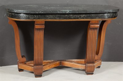 Lot 471 - Art Deco Part Ebonized Mahogany Console Height...