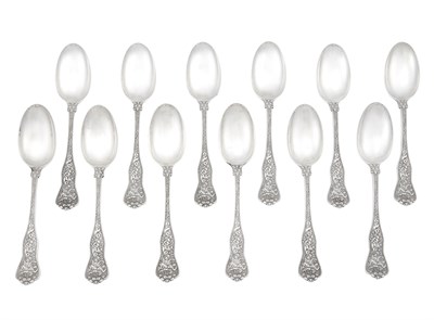 Lot 338 - Set of Twelve Tiffany & Co. Sterling Silver...