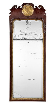 Lot 269 - Queen Anne Parcel Gilt Walnut Pier Mirror 18th...