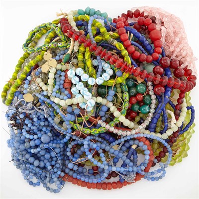 Lot 1842 - Group of Multicolored Glass Beads