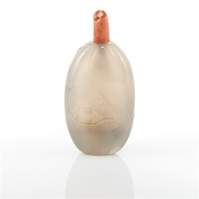 Lot 287 - Chinese Agate Snuff Bottle 19th Century The...