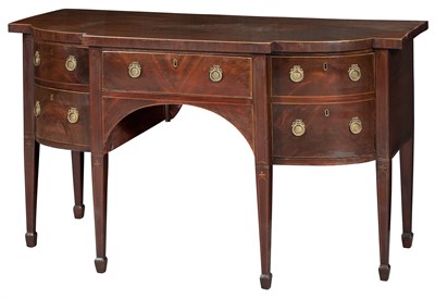 Lot 367 - George III Inlaid Mahogany Sideboard Height 34...