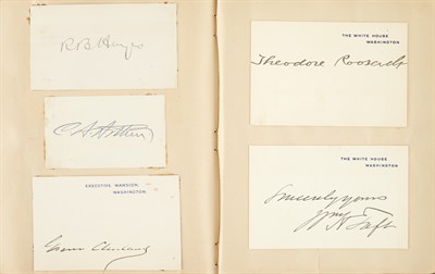 Lot 35 - [PRESIDENTS & AUTHORS] Autograph album...