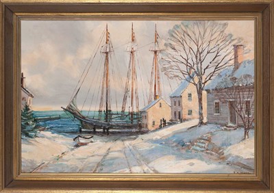 Lot 62 - Samuel A. Moss American, 20th Century Frosty...