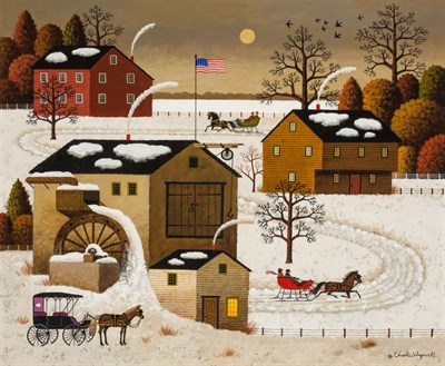 Lot 138 - Charles Wysocki American, 1928-2002 Mill...