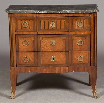 Lot 463 - Louis XV/Louis XVI Transitional Style Walnut...
