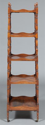 Lot 461 - George IV Mahogany Whatnot Height 5 feet 1...