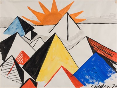 Lot 2005 - Alexander Calder American, 1898-1976 Sunrise...