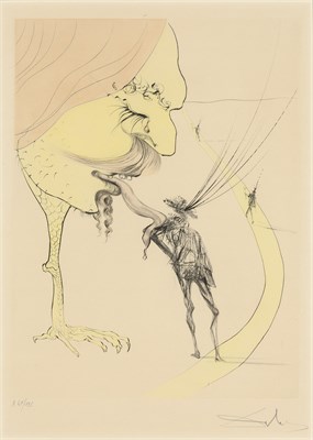 Lot 43 - Salvador Dalí PICASSO: A TICKET FOR GLORY (F....