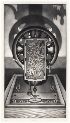 Lot 214 - Carol Wax (b. 1953) SINGER II Mezzotint,...