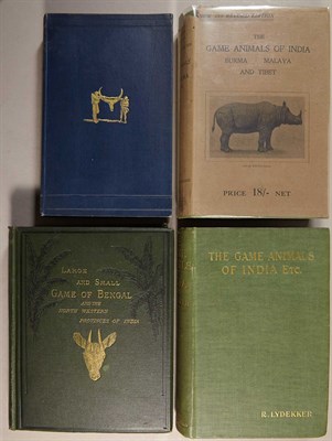 Lot 121 - [GAME ANIMALS] Four titles on game animals of...