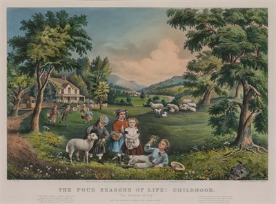 Lot 100 - Currier & Ives, publishers THE FOUR SEASONS OF...