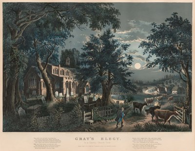 Lot 99 - Currier & Ives, publishers GRAY'S ELEGY, IN A...