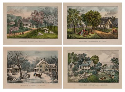 Lot 102 - Currier & Ives, publishers AMERICAN HOMESTEAD:...