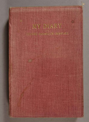 Lot 153 - HOUSTOUN-BOSWALL, PHOEBE My Diary. A Trip to...