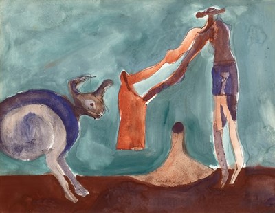 Lot 1004 - Francisco Toledo Mexican, 1940-2019 Bull and...