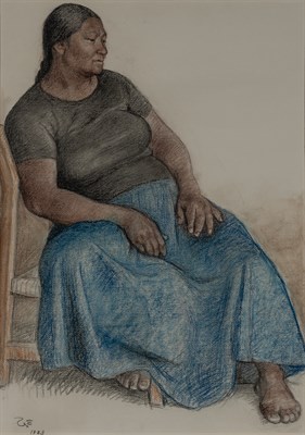 Lot 1015 - Francisco Zuniga Mexican, 1912-1998 Rosa, 1983...