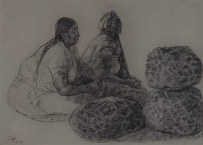 Lot 1014 - Francisco Zuniga Mexican, 1912-1998 Vendedoras...