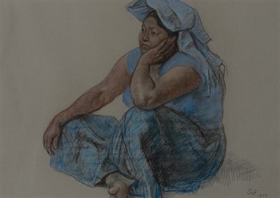 Lot 1016 - Francisco Zuniga Mexican, 1912-1998 Bajo el...