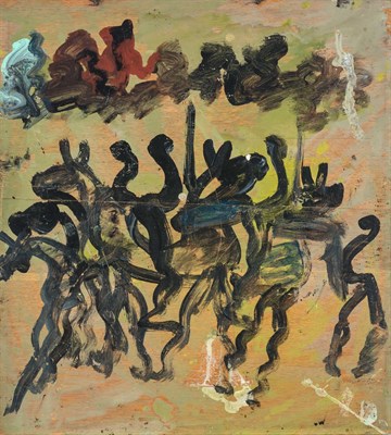 Lot 5 - Purvis Young American, 1943-2010 Battleground,...