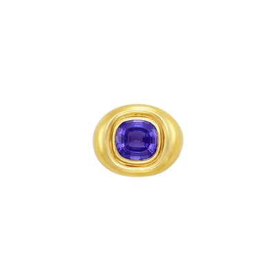 Lot 50 - Gold and Tanzanite Ring, Tiffany & Co., Paloma Picasso