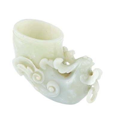 Lot 92 - Chinese Jade Libation Cup 19th Century The...
