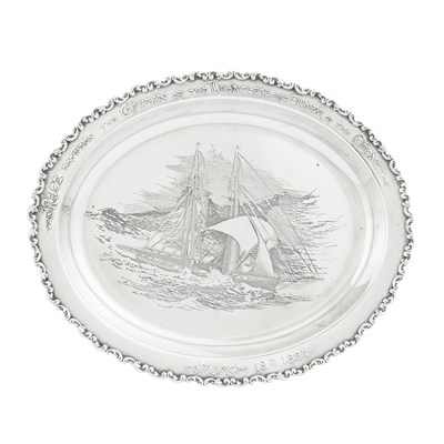 Lot 327 - Whiting Sterling Silver Yacht Trophy 1880s...
