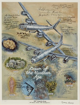Lot 58 - [ATOMIC BOMB] 509th Composite Group print...