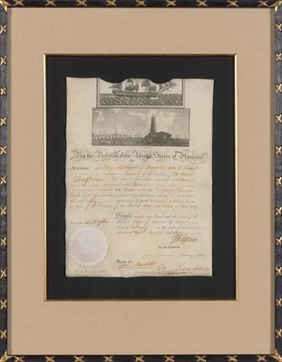 Lot 17 - JEFFERSON, THOMAS Document signed as President....