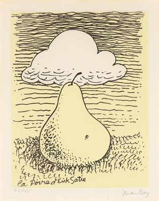 Lot 98 - Man Ray (1890-1976) LA POIRE D'ERIK SATIE...