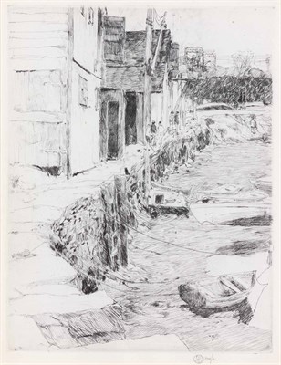 Lot 75 - Childe Hassam (1859-1935) COS COB DOCK...