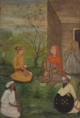 Lot 47 - Indian School 19th Century Prince and a holy...