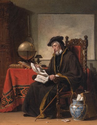 Lot 47 - Robert W. Weir American, 1803-1889 (i) Amerigo...