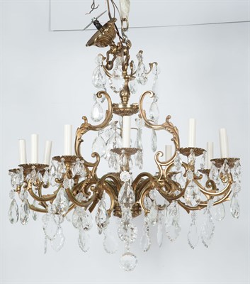 Lot 427 - Louis XV Style Gilt-Brass and Glass...