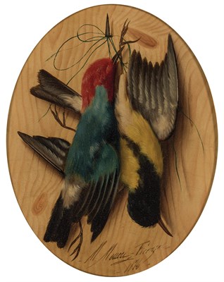 Lot 125 - Michelangelo Meucci Italian, 1840-1890 Trompe...