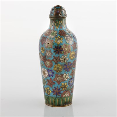 Lot 280 - Chinese Cloisonne Snuff bottle The high...