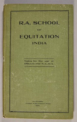 Lot 152 - [HORSE-BACK RIDING] R. A. School of Equitation...
