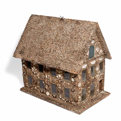 Lot 245 - Sailor's Valentine Shell and Stone House Circa...