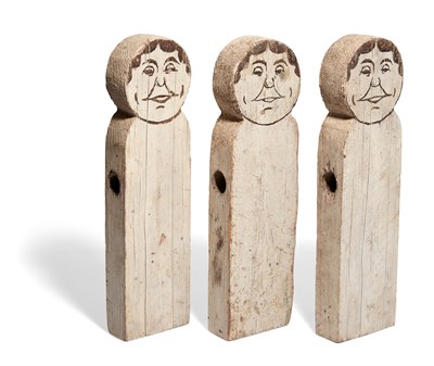 Lot 120 - Group of Three Carnival Knock-Downs 20th...